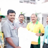 T Shirts handed over to Volunteers